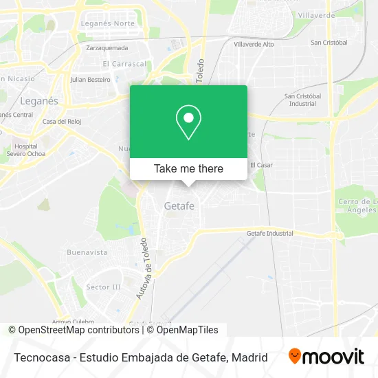 Tecnocasa - Estudio Embajada de Getafe map