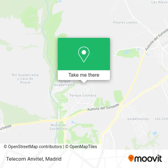 Telecom Anvitel map