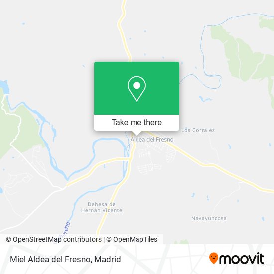 mapa Miel Aldea del Fresno