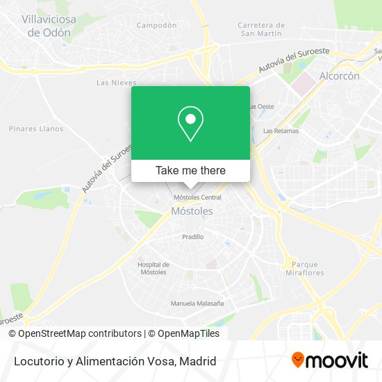 Locutorio y Alimentación Vosa map