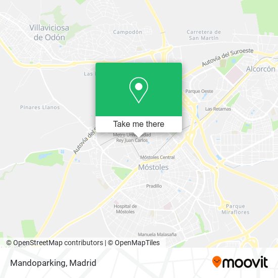 mapa Mandoparking