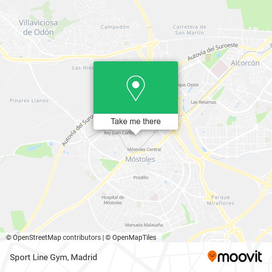 mapa Sport Line Gym