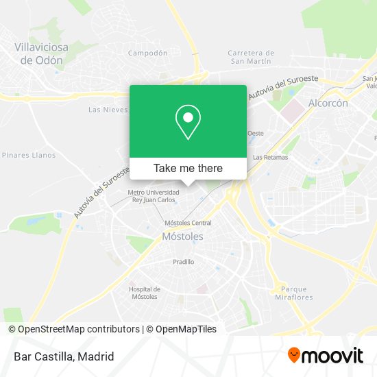 Bar Castilla map