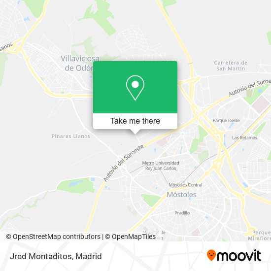 mapa Jred Montaditos