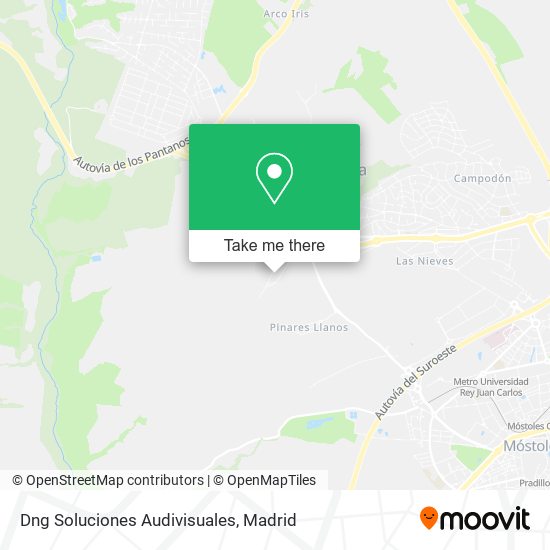 Dng Soluciones Audivisuales map