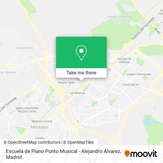 Escuela de Piano Punto Musical - Alejandro Álvarez map