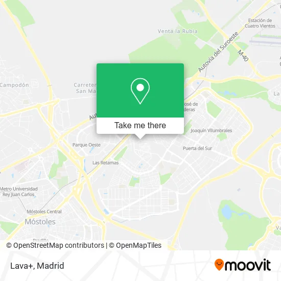 Lava+ map