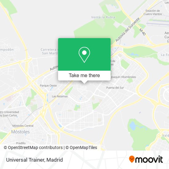 mapa Universal Trainer