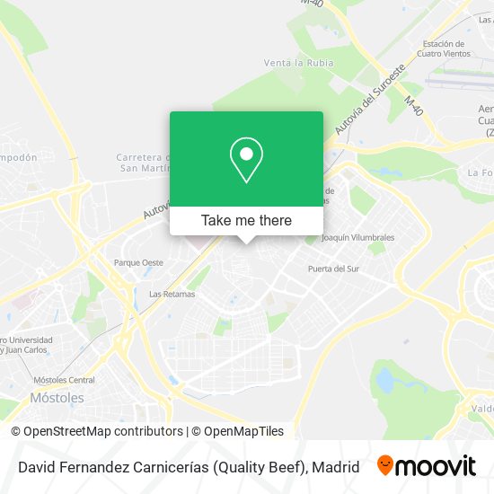 David Fernandez Carnicerías (Quality Beef) map