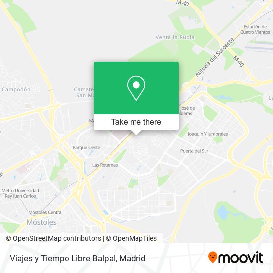 Viajes y Tiempo Libre Balpal map