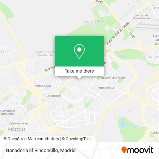 Ganadería El Rinconcillo map