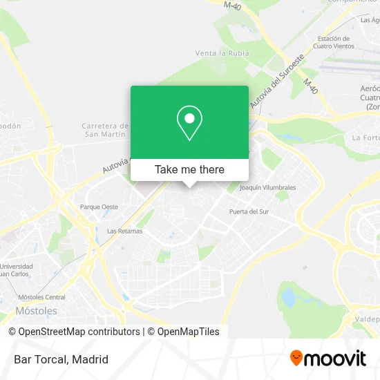 Bar Torcal map