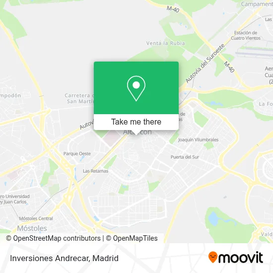 Inversiones Andrecar map