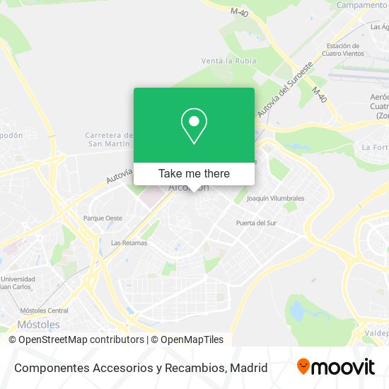 Componentes Accesorios y Recambios map