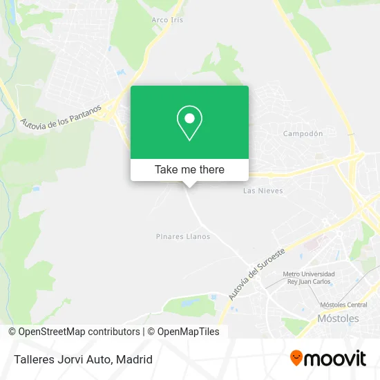 Talleres Jorvi Auto map
