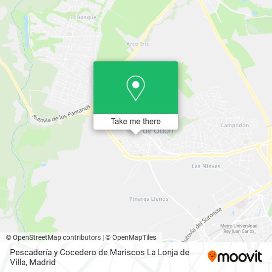 Pescadería y Cocedero de Mariscos La Lonja de Villa map