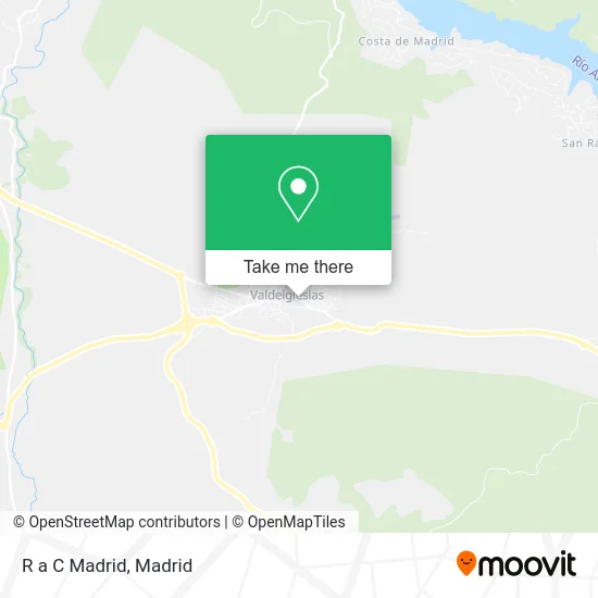 R a C Madrid map