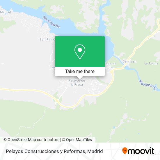 mapa Pelayos Construcciones y Reformas