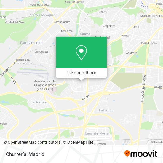 Churrería map