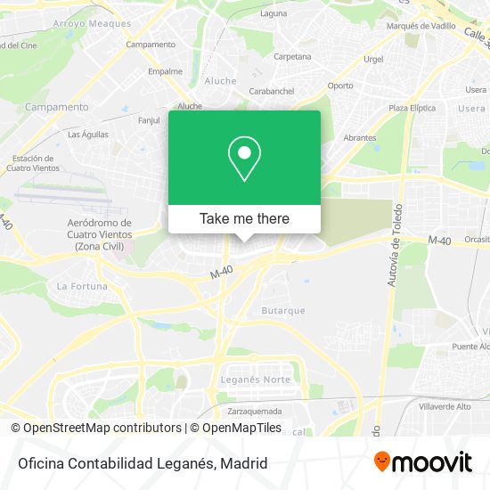 Oficina Contabilidad Leganés map