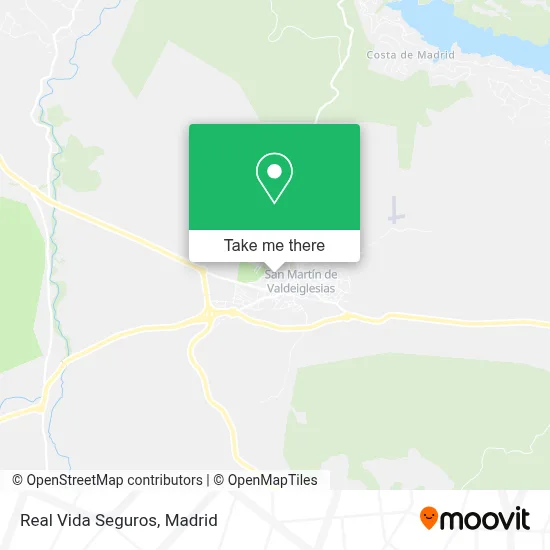 Real Vida Seguros map