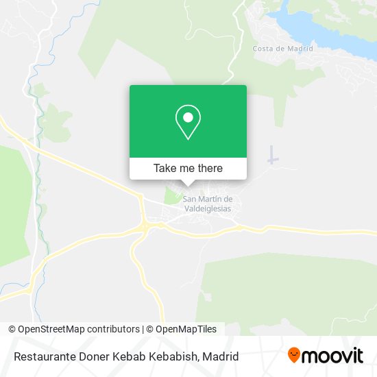 mapa Restaurante Doner Kebab Kebabish