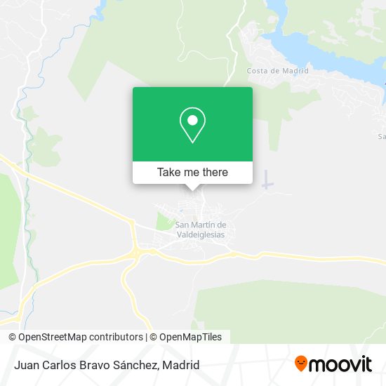 Juan Carlos Bravo Sánchez map