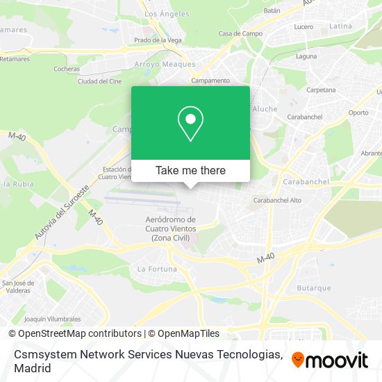 Csmsystem Network Services Nuevas Tecnologias map