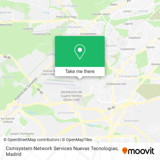 Csmsystem Network Services Nuevas Tecnologias map
