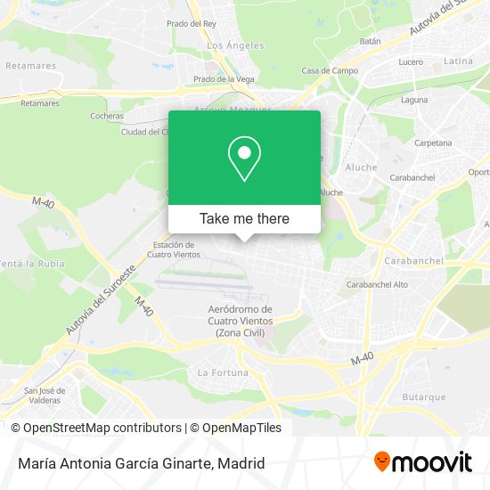 María Antonia García Ginarte map