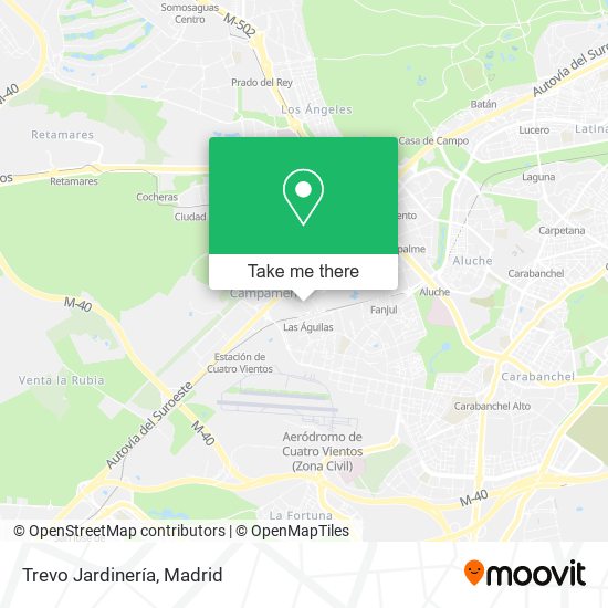 Trevo Jardinería map