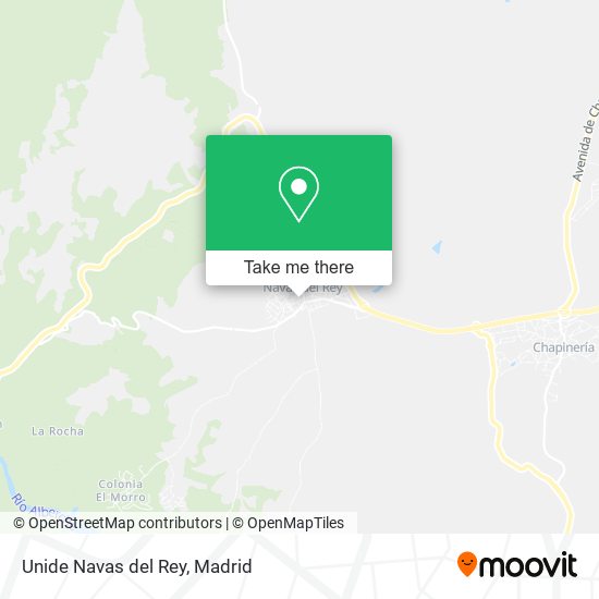 Unide Navas del Rey map