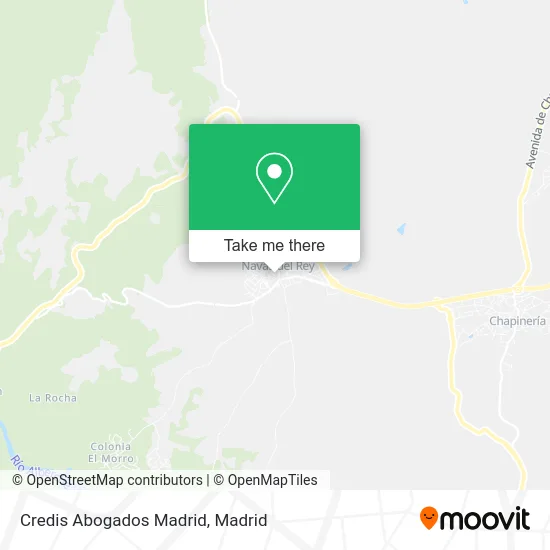 Credis Abogados Madrid map