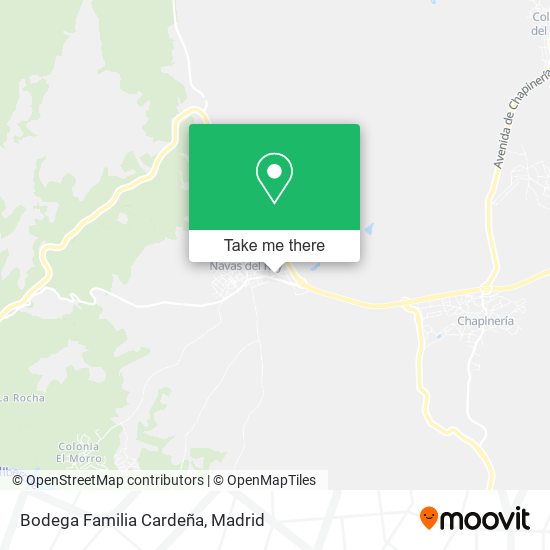 Bodega Familia Cardeña map