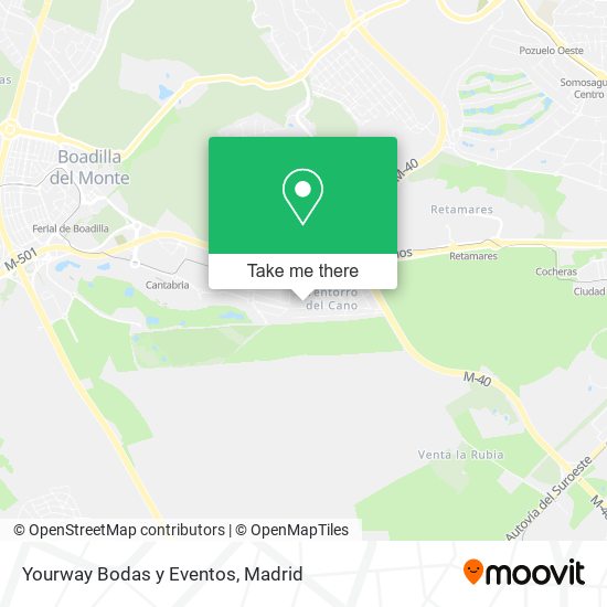 mapa Yourway Bodas y Eventos