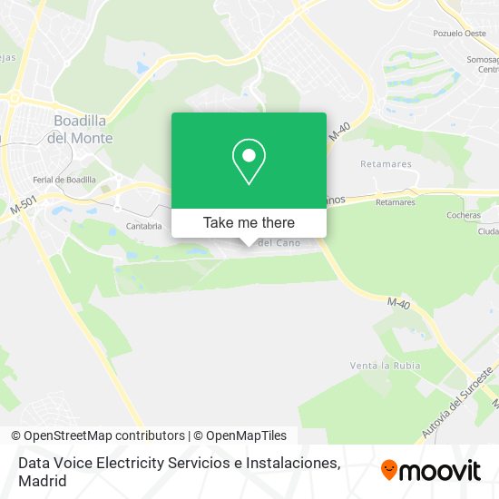 Data Voice Electricity Servicios e Instalaciones map