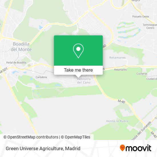 mapa Green Universe Agriculture