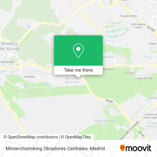 Misterchurroking Obradores Centrales map