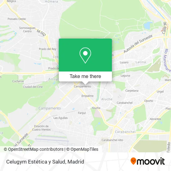 Celugym Estética y Salud map