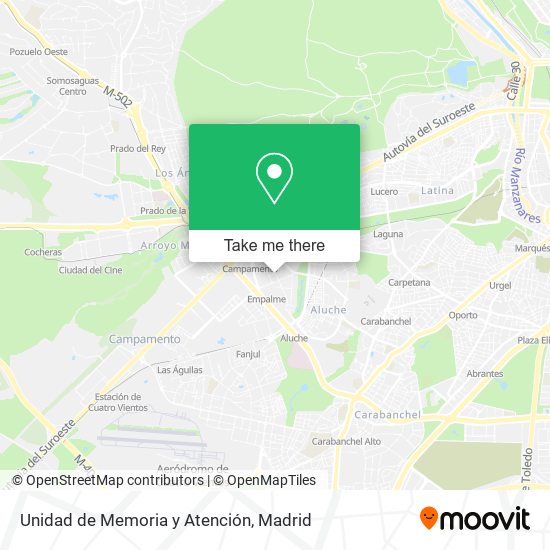 Unidad de Memoria y Atención map