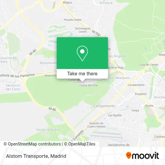 Alstom Transporte map
