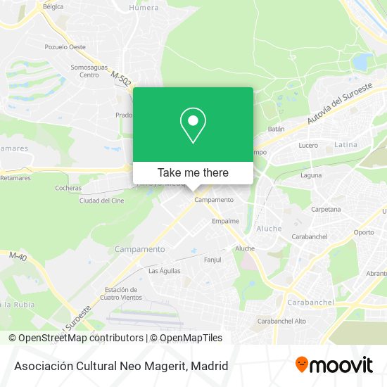 Asociación Cultural Neo Magerit map