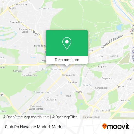 Club Rc Naval de Madrid map