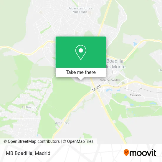 MB Boadilla map