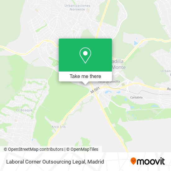Laboral Corner Outsourcing Legal map