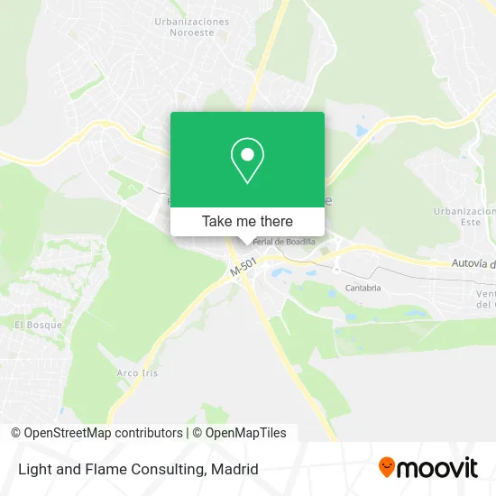 Light and Flame Consulting map