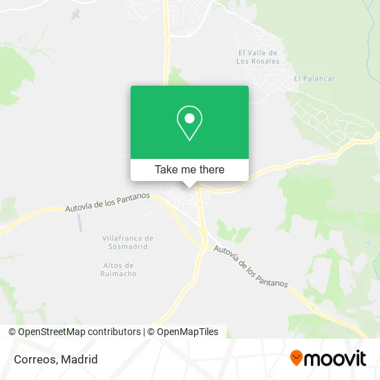 Correos map