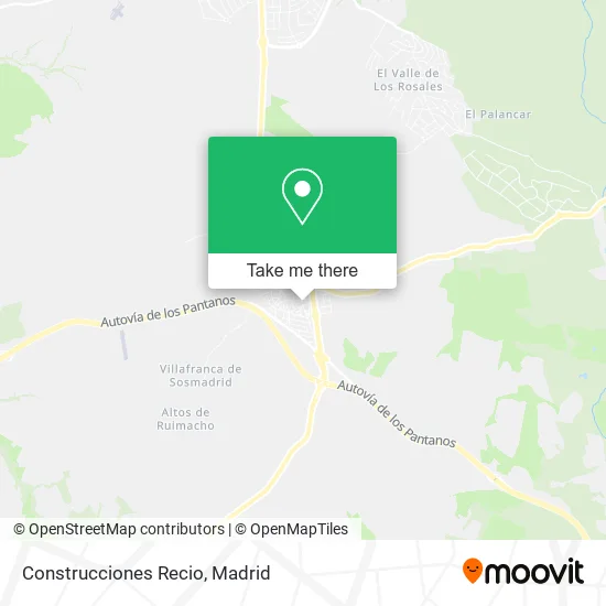 Construcciones Recio map