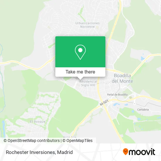 Rochester Inversiones map