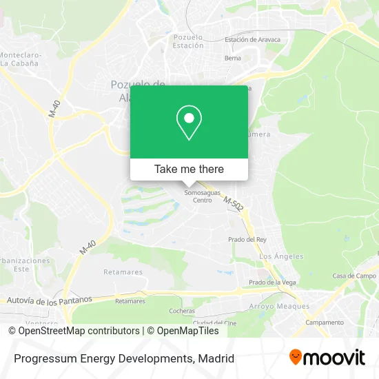 Progressum Energy Developments map
